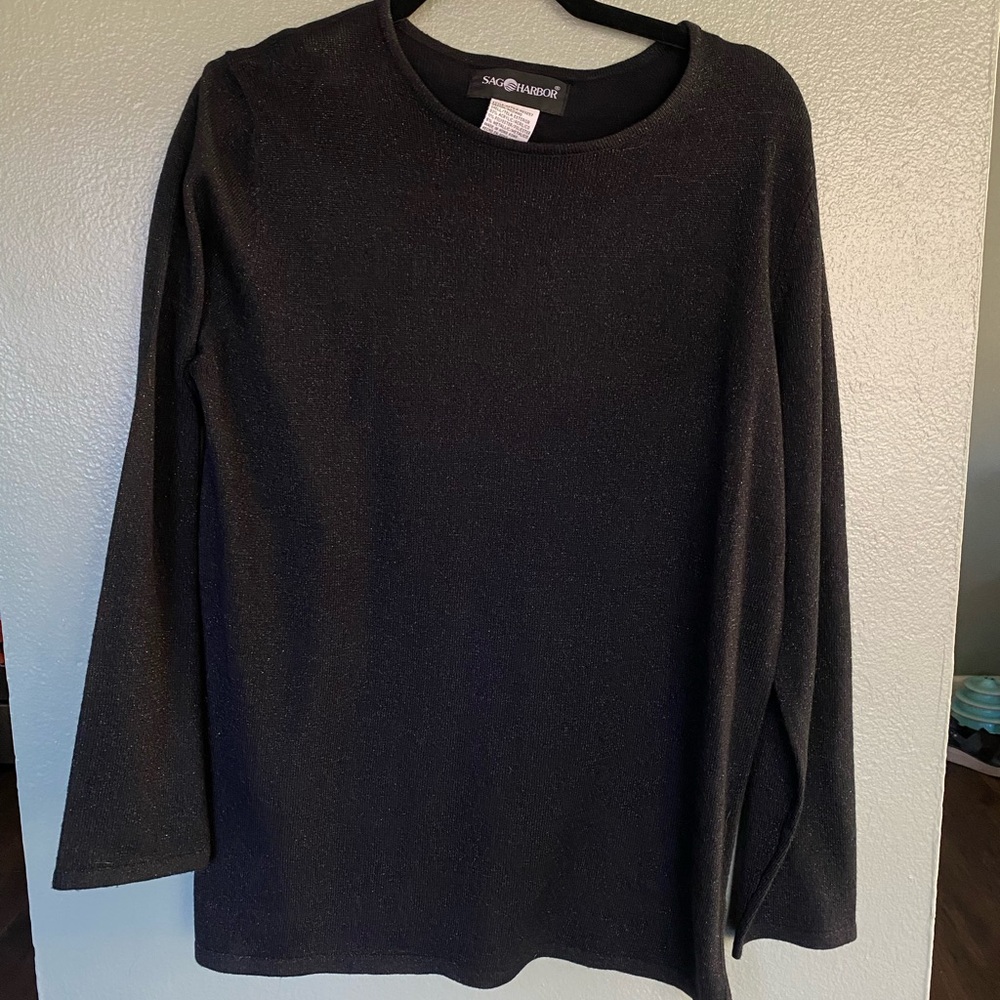 Black Speckled Long Sleeve